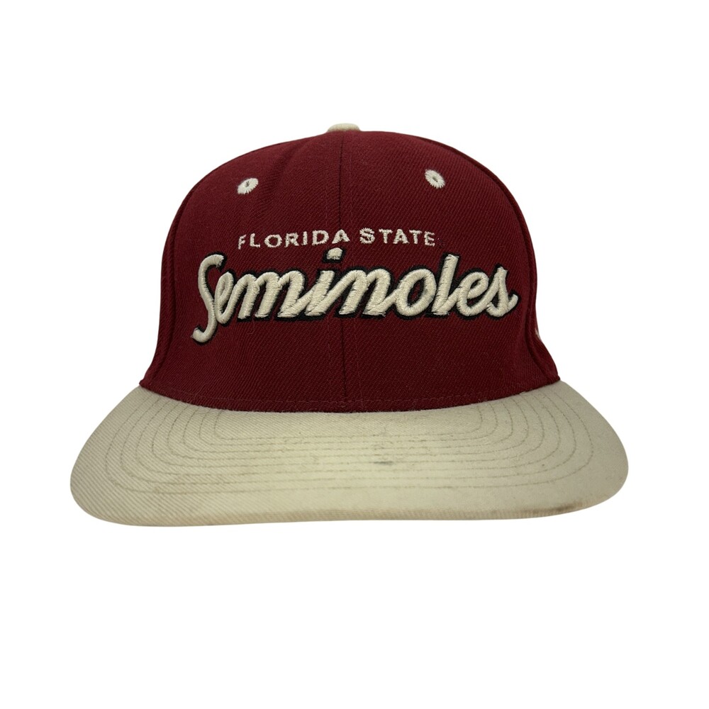 Vintage Florida State Seminoles Hat Cap Snap Back NCAA Football Mens College 90s